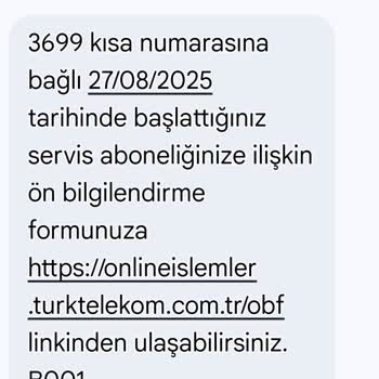 Onayım Dışında Açılan Servis Aboneliği Ve Haksız Fatura Ücreti