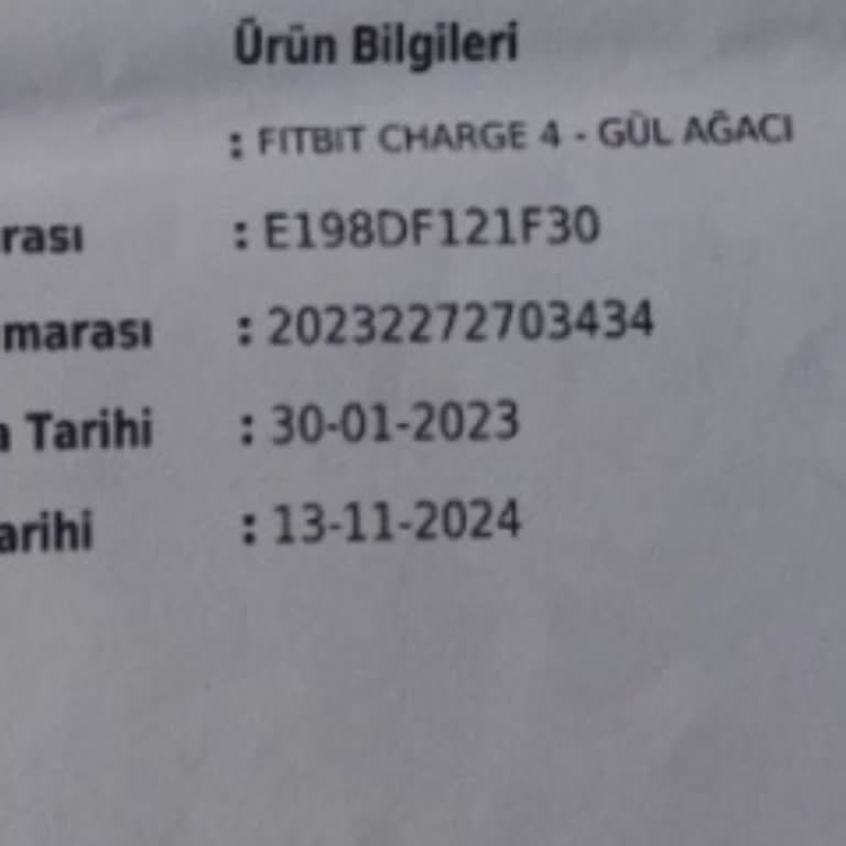 Fitbit Charge 4 Arızası 10 Aydır Çözülmedi Güncel Bedel İadesi Talebim Karşılanmıyor