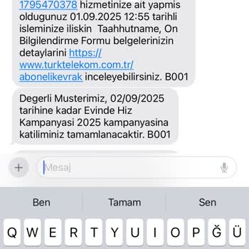 Teklif Edilen Paketlerin Tek Taraflı İptali Ve Yüksek Fatura Mağduriyeti