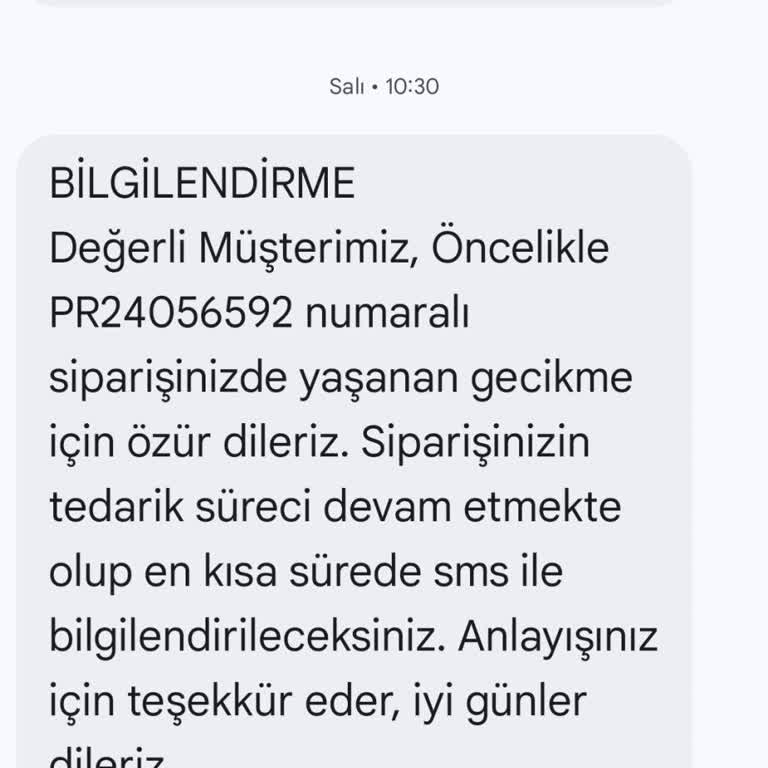 Siparişim Günlerdir Hazırlanmıyor, Bilgilendirme De Yapılmıyor