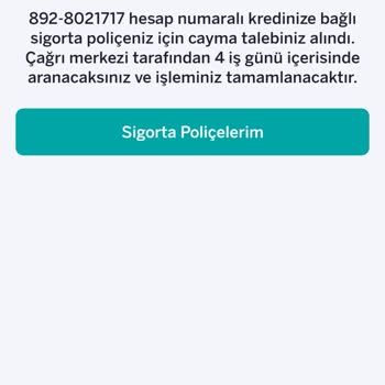 Sigorta Poliçesi İptali Ve Para İadesi İçin Bilgilendirme Eksikliği