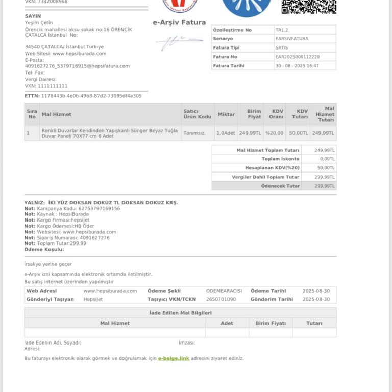 Teslim Edilmeyen Kargo İçin Yanlış Bilgilendirme Ve İade Mağduriyeti