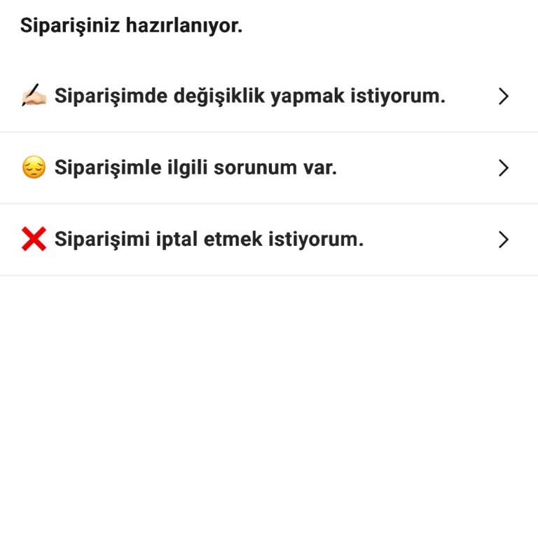 Siparişim Bir Buçuk Saatte Gelmedi, İptal Ve İade Sürecinde Sorun Yaşıyorum