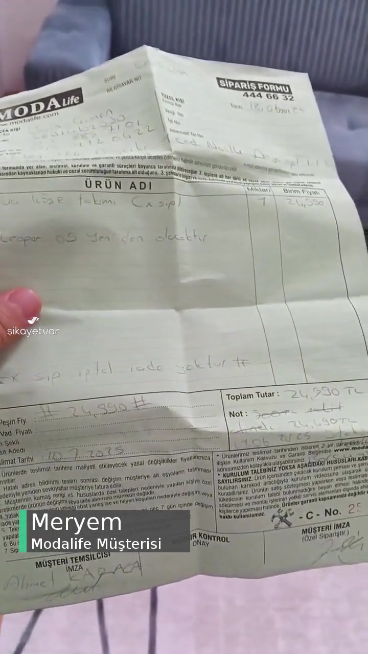 Modalife’den Ürün Alıp Pişman Oldum videonun kapak resmi