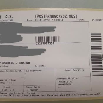 PTT Kargo Kaybolan Ürün, Yanlış Teslimat Ve İletişim Sorunu