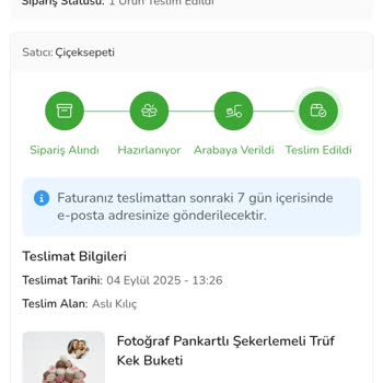 Teslim Edilmeden Teslim Edildi Denilen Siparişim Nerede