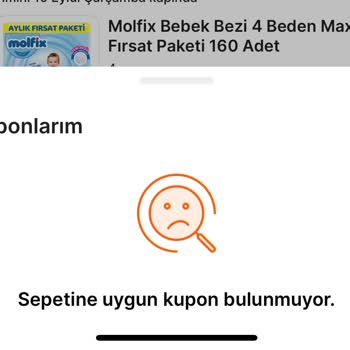 Kazandığım İndirim Kuponunu Kullanamıyor Ve Sürekli Hata Alıyorum