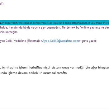Vodafone Kurumsal Hat Taşıma Sürecinde Bitmeyen Sorunlar Ve İletişimsizlik