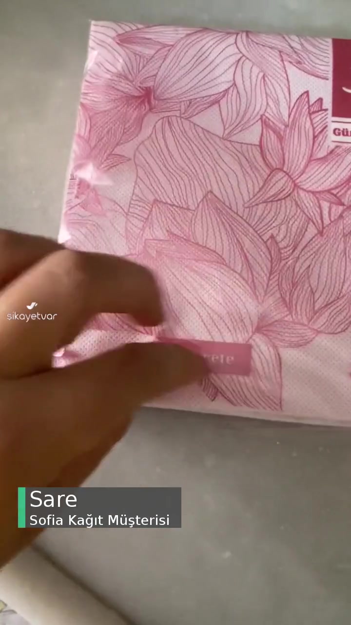 Sofia Kağıt Servis Peçetesi Hüsranı videonun kapak resmi