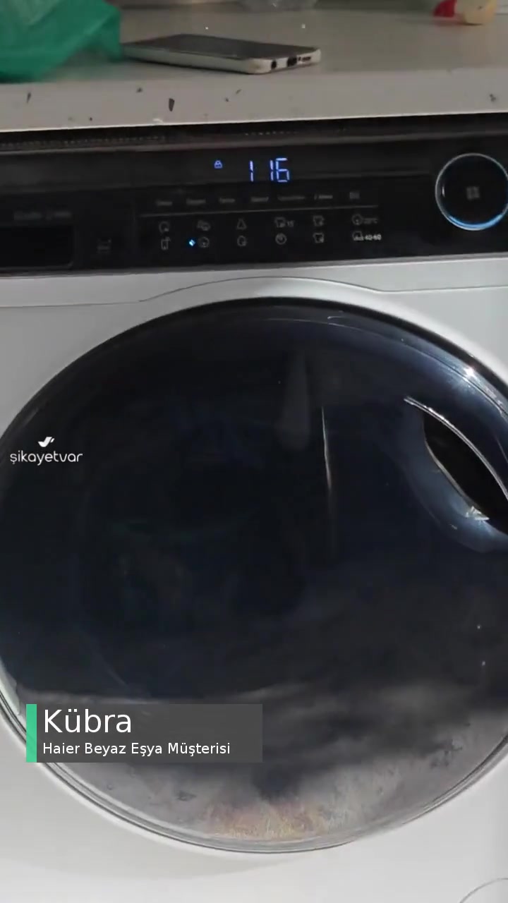 Haier Çamaşır Makinesi Hiçbir Şekilde Kir Leke Çıkarmıyor videonun kapak resmi