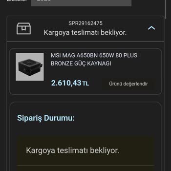 Sipariş İptal Talebim Günlerce İşleme Alınmadı Ve Müşteri Hizmetleri İlgisiz Kaldı