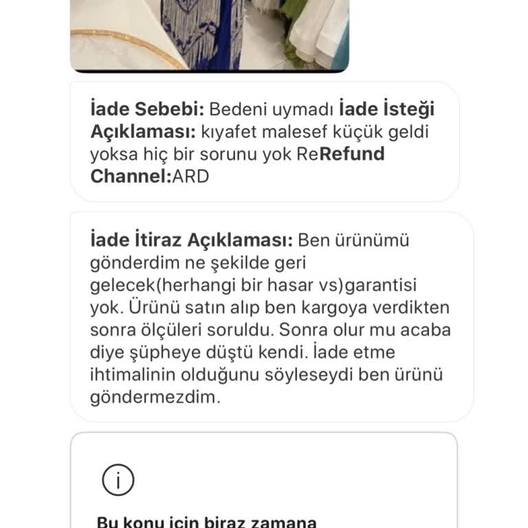 Gardrops’ta Satıcı Haklarının Korunmaması ve İade Sürecinde Mağduriyet