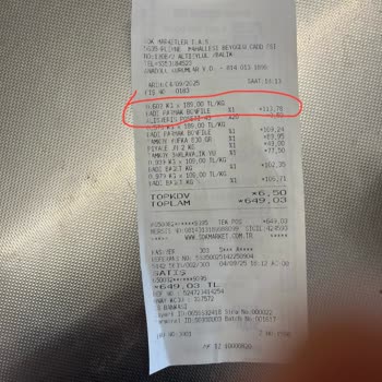 Şok Markette Etiket Fiyatı Farkı Ve Çalışan Davranışı Mağduriyeti