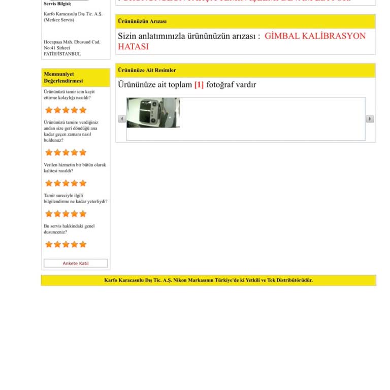 Garanti Kapsamındaki Cihazımın Tamiri Bir Aydır Bekliyor, Çözüm Sunulmuyor