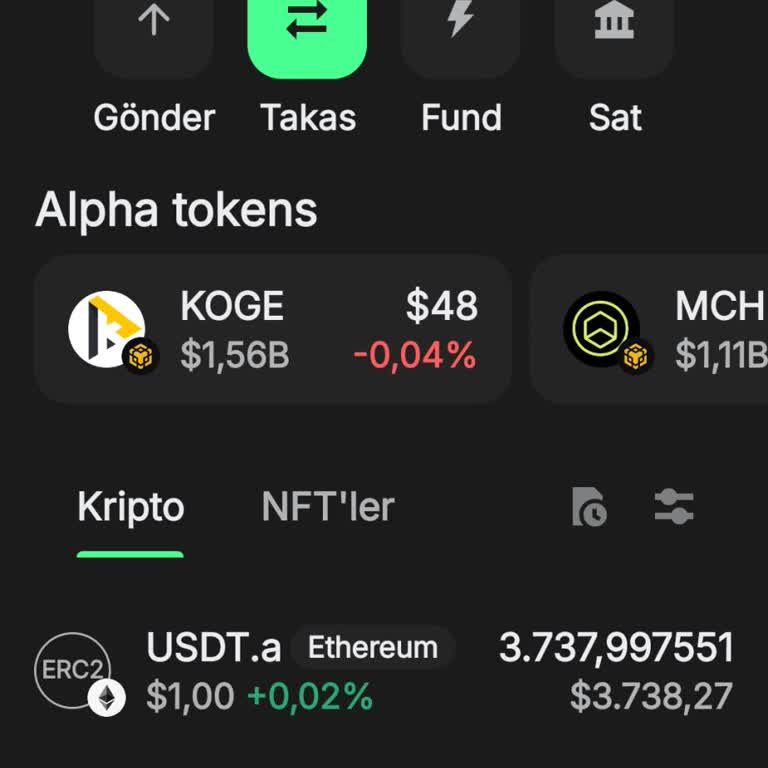 Trust Wallet'dan Binance'a USDT Transferim Gerçekleşmedi Ve Bakiyemi Çekemiyorum