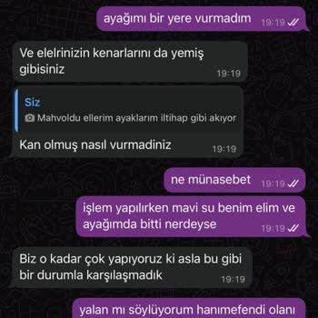 Hijyen Eksikliği Nedeniyle Hayal Kırıklığı Yaşadım