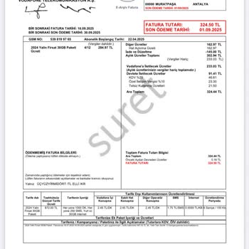 Bilgim Dışında Ek Tarife Ve Haksız Ücret Tahsilatı