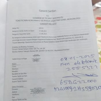 Dijitsu 65 NC Televizyonda Ekran Kararması Ve Servis Sorunu