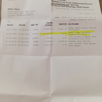 Bilgim Dışında KMH Açılışı Ve Usulsüz Tahsilat Yapılması