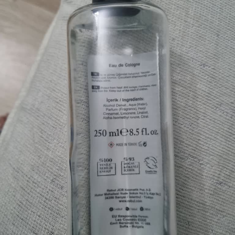 Aldığım Rebul Ice Kolonyanın Kokusu Orijinalinden Çok Farklı Ve Kalitesiz