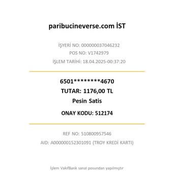 Paribucineverse İki Kez Çekim Yaptı Bilet Ve Ücret İadesi Yapılmadı