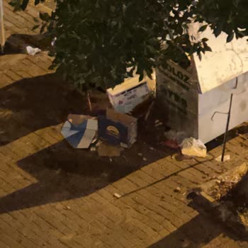 A101 Şubesi Çöp Kutularını Dışarı Atıyor, Mahallemiz Kirleniyor!