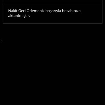 Para Çekim Talebim Eksik Ve Açıklamasız Olarak İptal Edildi