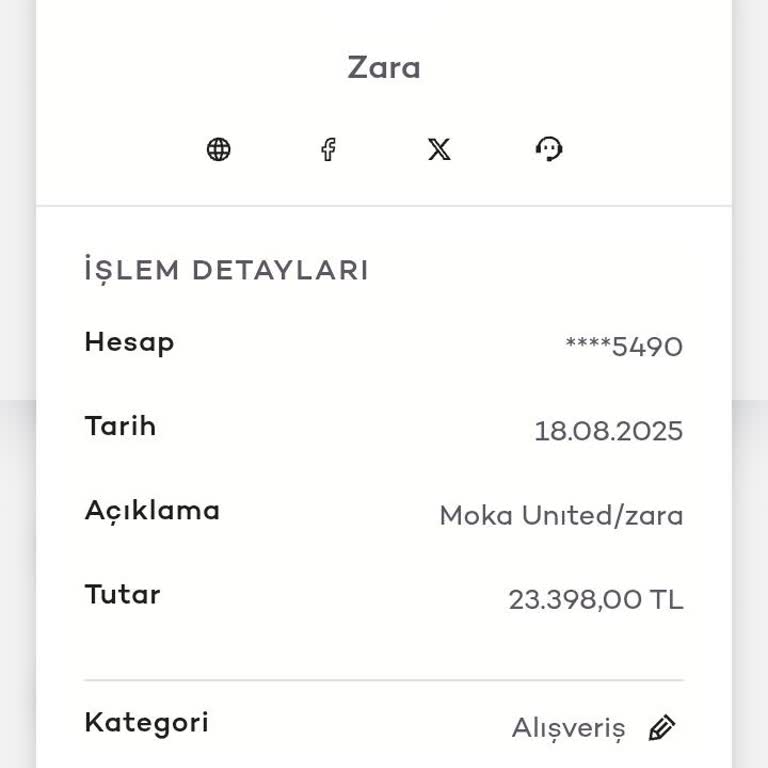 Zara Online Alışverişte Bilgim Dışında Yüksek Tutar Harcama Şoku