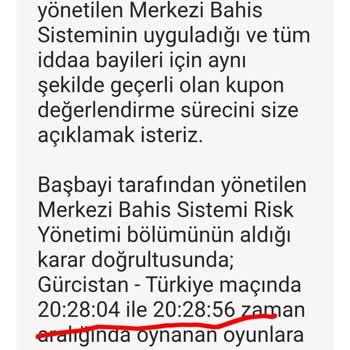 Kazanan Bahis Kuponum Haksız Yere İade Edildi!