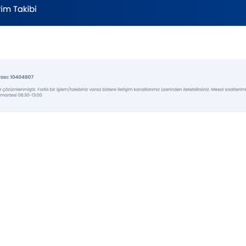 Kurye Çağırma Talebim Günlerdir Yerine Getirilmedi, Yanıltıcı Çözüm Bildirimi Yapıldı
