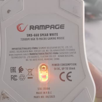 Rampage SMX-G68 Mouse İçin Doğru Driver Bir Haftadır Bulunamıyor Destek Yetersiz