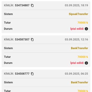 Betsilin'de Banka Havalesi İle Çekim Taleplerim Sürekli İptal Ediliyor