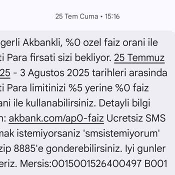 0 Faizli Kampanyaya Rağmen Haksız Faiz Tahsilatı Ve Geri Dönüş Yapılmaması