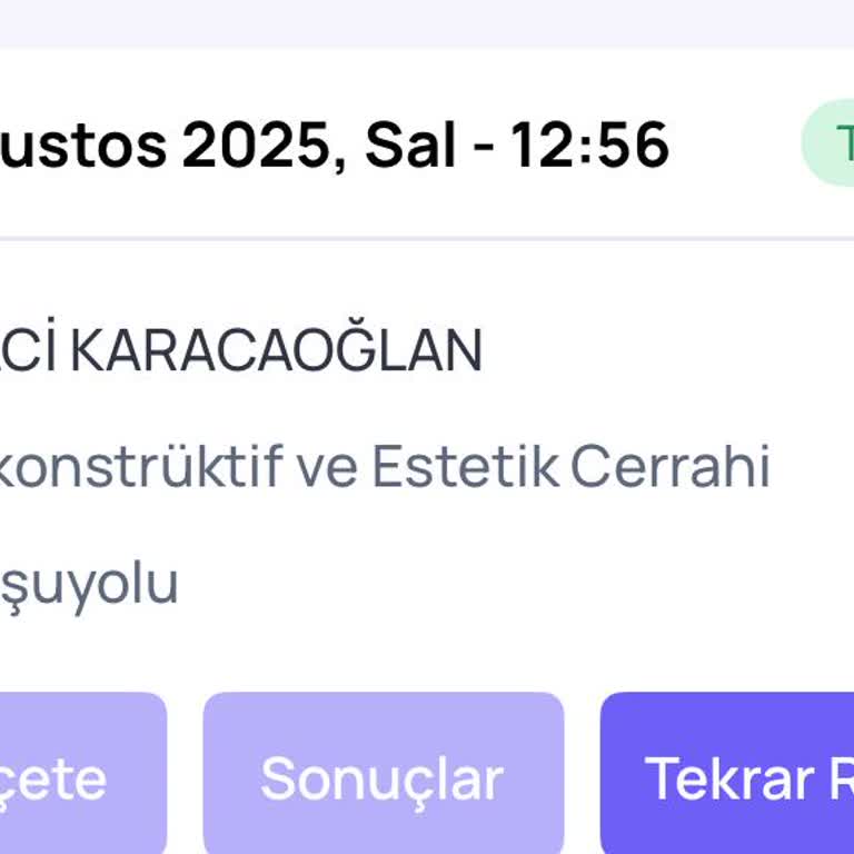 Plastik Cerrahi Bölümünde Bilgilendirme Eksikliği Ve İlgisizlik Nedeniyle Mağduriyet