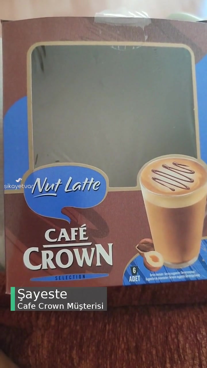 Cafe Crown Nut Latte Zevksizliği videonun kapak resmi
