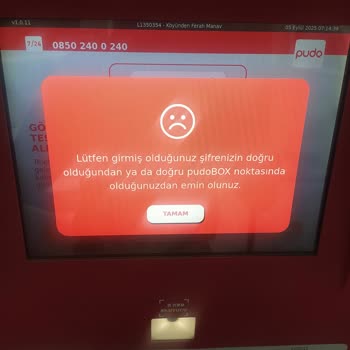 Pudo Noktasındaki Offline Sorunu Nedeniyle Kargolarımı Teslim Alamıyorum