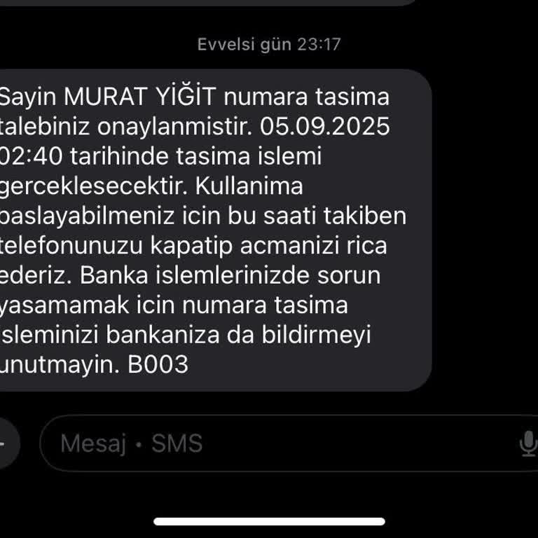 Numara Taşıma Sonrası Hattım Aktif Edilmedi, İletişimim Kesildi