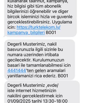 Türk Telekom Ev İnterneti Nakil Sürecinde Bilgi Eksikliği Ve Hizmet Gecikmesi