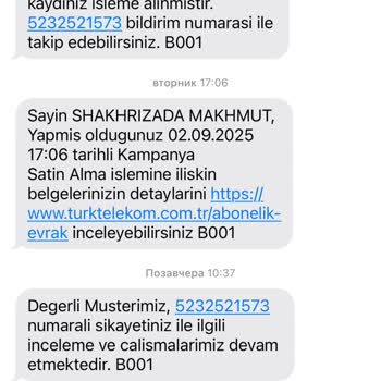 Türk Telekom Ev İnterneti Nakil Sürecinde Bilgi Eksikliği Ve Hizmet Gecikmesi