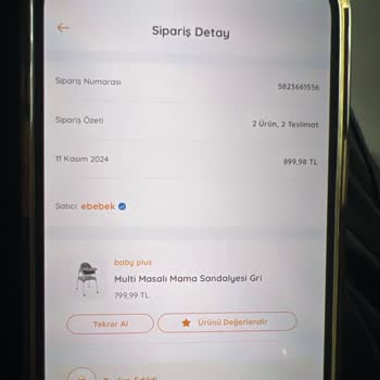E-Bebek’ten Alınan Mama Sandalyesinde Garanti Ve Müşteri Hizmetleri Sorunu