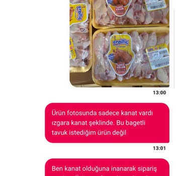 Yanlış Ürün Gönderimi Ve Müşteri Hizmetlerinden Olumsuz Dönüş