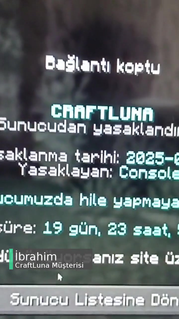 Craftluna Hile Kullanımı Ban Yemek videonun kapak resmi