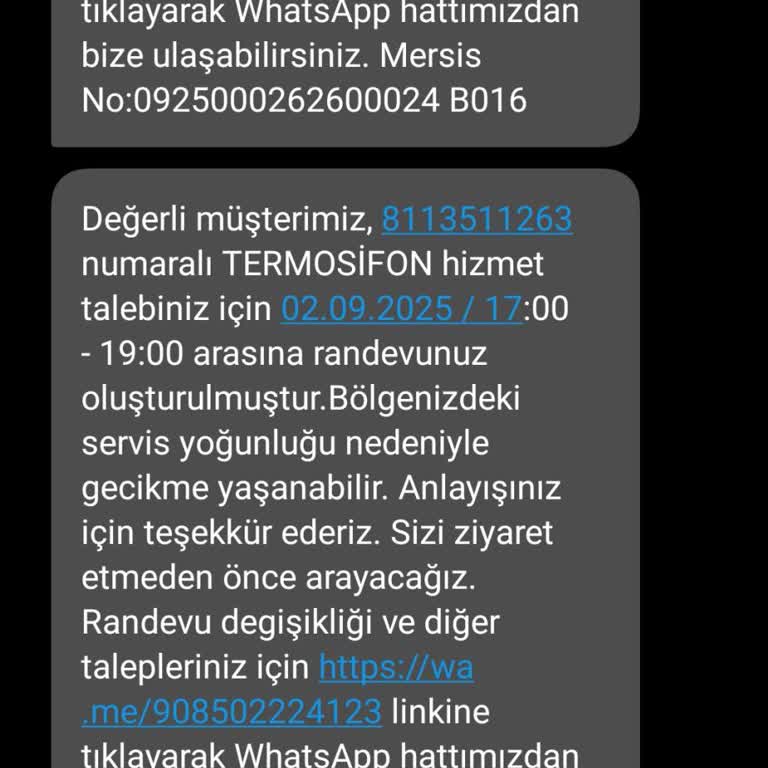 Termosifon Teslimatı Ve Montajı Gecikti, Mağduriyet Yaşıyorum