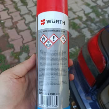 Würth Motor Temizleyici Spreyin Basıncı Erken Bitti, Müşteri Hizmetleri İlgisiz Kaldı