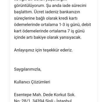 İade Sürecinin Uzaması Ve Paramın Hala Yatırılmaması Mağduriyet Yaratıyor