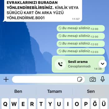 Kimlik Bilgilerim İzinsiz Talep Edildi, Güvenliğim Tehlikede