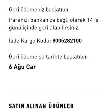 Adidas Online Mağazadan Alınan Ürünün İadesi Hâlâ Yapılmadı