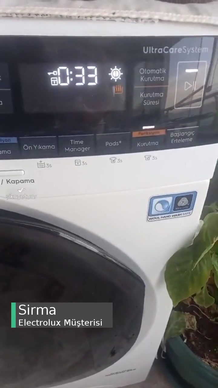 Electrolux Kurutma Esnasında Yüksek Ses videonun kapak resmi