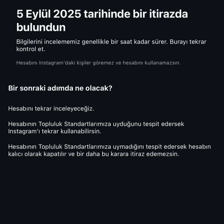 Instagram Hesabımın Tekrar Tekrar Askıya Alınmasından Dolayı Mağduriyet Yaşıyorum!