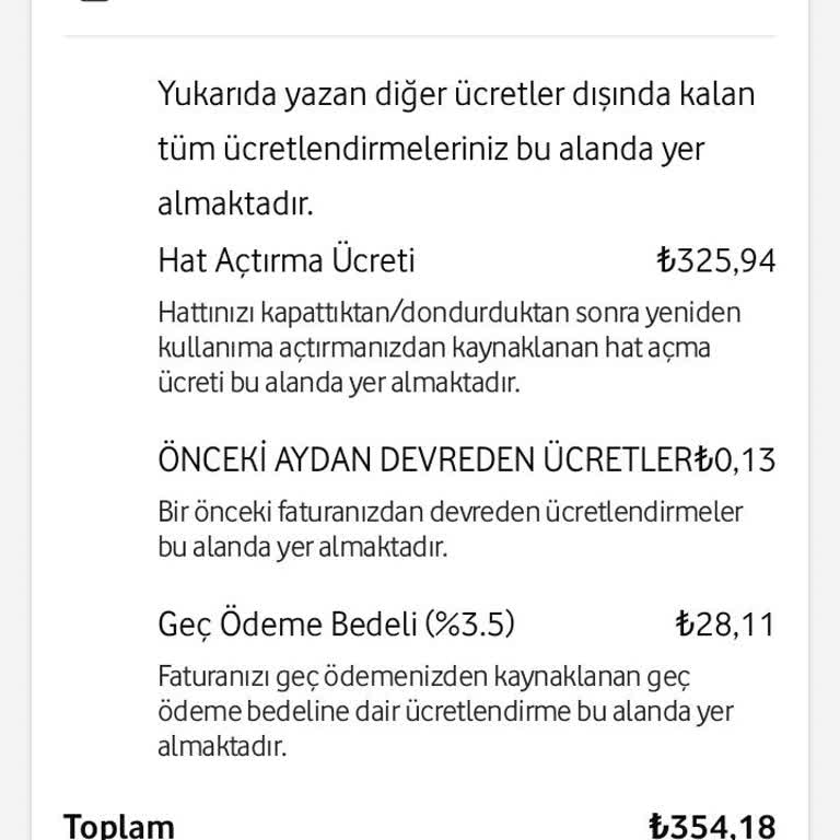Beklenmedik Yüksek Hat Açma Ücreti Ve Müşteri Hizmetlerine Ulaşılamaması
